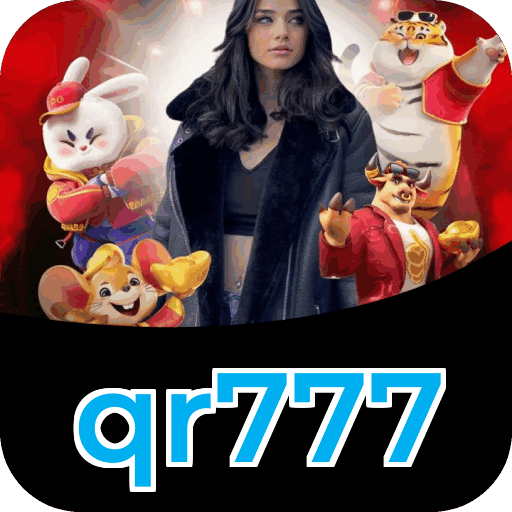 Interface do aplicativo qr777 mostrando jogos disponíveis no iOS e Android